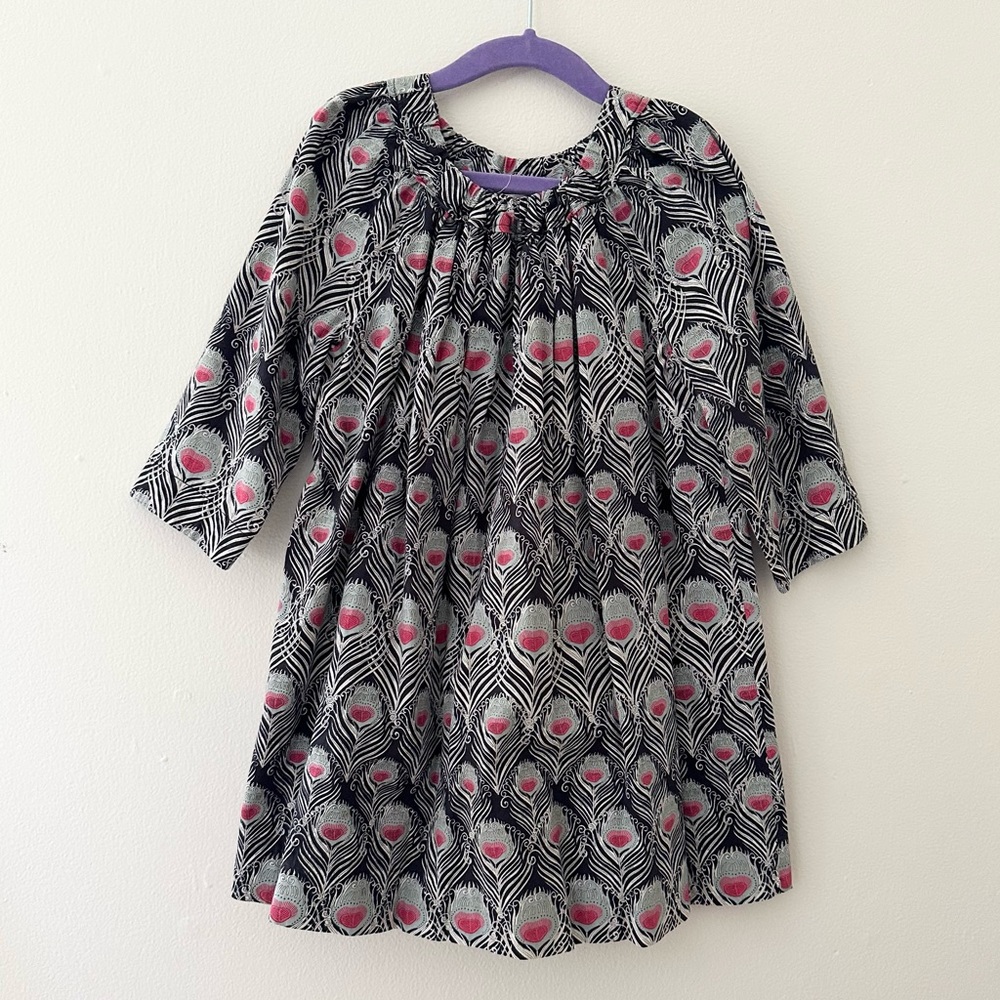 Bonpoint Peacock Feather Dress